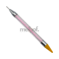 Preview: NAM24 Nailart Steinpicker rosa | 2in1 Dotting Tool + Wachsspitze
